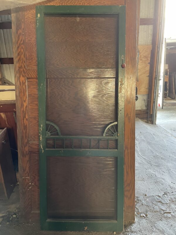 Screen Door with Spindles