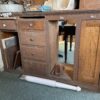 Two-Piece Oak Cabinet - Image 3